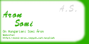 aron somi business card